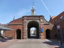 Aardenburg, Westpoort, das Tor zum ehemaligen Westhafen (13.05.2016)