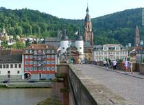 Alte Brcke ber den Neckar in Heidelderg (Juni 2016)