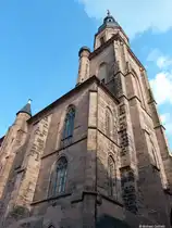 Turm der Heiliggeistkirche in Heidelderg (Juni 2016)
