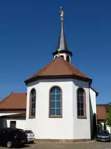 Rheinhausen, die Kirche St.Michael der Priesterbruderschaft St.Pius X., steht im Ortsteil Niederhausen, Mai 2016