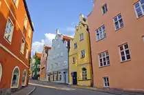 Alte Bergstra�e in Landshut. Aufnahme: 24. Juli 2016.