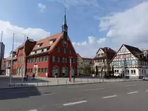 Asperg, altes Rathaus am Marktplatz (10.04.2016)