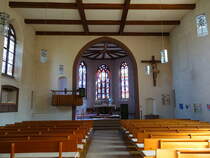 Bahlingen, Innenraum der Bergkirche (14.08.2016)