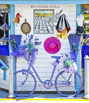 Bude in Izola in Slowenien. Aufnahme: 27. Juli 2016.