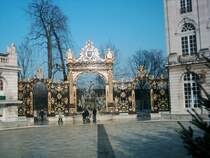 Amphitrite-Brunnen am Stanislasplatz im lothringischen Nancy.
