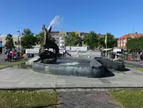 Brunnen am Stortorget in Trelleborg (11.06.2016)