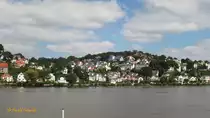 Hamburg am 16.8.2016, Blick auf den �stlichen Teil von Blankenese / 