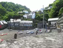 Clovelly am 18.6.2016, Fischerdorf an der Nordostk�ste Devons, England, 400 Einwohner. Bekannt geworden durch die Romane >Westward Ho< von Charles Kingsley und >A message from the sea< von Charles Dickens.