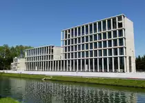 Stra�burg, das im Bau befindliche T�rkische Generalkonsulat am Rhein-Marne-Kanal, nahe dem Europaviertel, Er�ffnung Oktober 2017, Aug.2016