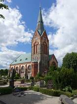 Sjbo, neugotische Pfarrkirche, erbaut von 1901 durch August W. Lindvall (11.06.2016)