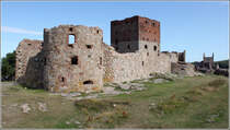 Hammershus auf Bornhom ist die grte Burgruine Nordeuropas. Die Burg wurde vermutlich zu Beginn des 13. Jahrhunderts errichet und Mitte des 18. Jahrhunderts aufgegeben. 27.08.2016