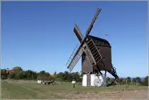 In Melsted ist eine Bockwindm�hle zu bewundern. 27.08.2016