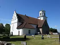 G�rdsl�sa, romanische Ev. Kirche, erbaut im 12. Jahrhundert, fr�hgotischer Chor 13. Jahrhundert (13.06.2016)