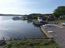 Aussicht auf die Schiffsanlegestelle in Bj�rsund (14.06.2016)