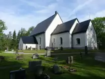 Kungs�r-Torpa, Ev. Feldsteinkirche, erbaut im 12. Jahrhundert (15.06.2016)