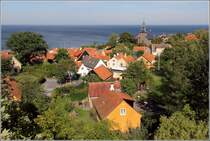 Gudhjem (Bornholm) von oben. 26.08.2016