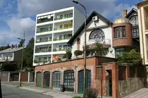 Strassenbild von P�cs (Nord). Aufnahmezeit: April 2010