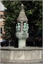 Bremen. Der Marcus-Brunnen auf dem Liebfrauenkirchhof. 07.09.2016