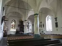 Avesta, Innenraum der Ev. Kirche (16.06.2016)
