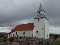 Karleby, Ev. Kirche, erbaut 1839 im Empire Stil (18.06.2016)