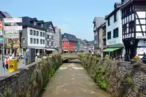 Bad Münstereifel - Erftlauf bei Hochwasser durch die Innenstadt - 05.06.2016