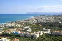 Blick auf Platanias vom �Old Town�. Aufnahme: 19. Oktober 2016.