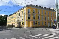 OSLO (Fylke Oslo), 06.09.2016, Brogebude in der Prinsens gate