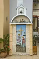 Kleine Kapelle in Platanias auf der Insel Kreta. Aufnahme: 21. Oktober 2016.