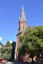 OSLO (Fylke Oslo), 07.09.2016, die Jakobskirche