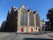Den Haag, sp�tgotische Klosterkirche und Pagenhaus, erbaut 1404, bis 1583 Teil des Dominikanerkloster (24.08.2016)