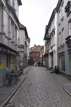 BERGEN (Fylke Vestland, bis 31.12.2019 Fylke Hordaland), 10.09.2016, Blick in eine Strae in der Altstadt