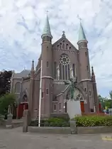 Alkmaar, Kath. St. Laurentius Kirche, erbaut im 19. Jahrhundert (26.08.2016)