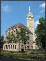 Das Rathaus von Duisburg, aufgenommen am 04.08.2007.