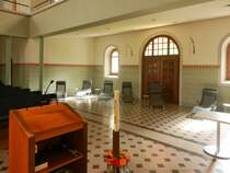 Zug, reformierte Kirche, Innenansicht. Manchmal darf es eben bequem sein... - 18.09.2012