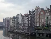 Amsterdam, H�user am Damrak (28.08.2016)