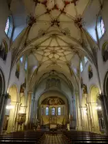 Koblenz, Innenraum der Basilika St. Kastor (02.10.2016)