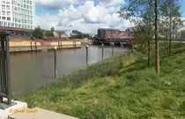 Hamburg-Hafencity am 8.6.2016: Ericusgraben /