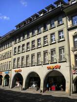 Bern, Marktgasse 24. Ehemaliges Warenhaus EPA, erffnet am 15. Mrz 1932 - Coop City seit dem 3. Juni 2004 - 30.08.2011