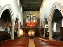 Bern, Franz�sische Kirche, Orgelempore - 27.11.2013