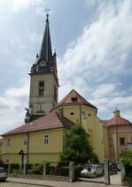 Ljubljana, die Kirche St.Jakob, 1613-15 erbaut von Francesco Ferrata, Juni 2016