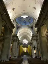 Annecy, Innenraum der Collegiale Notre Dame, erbaut von 1846 bis 1851 (17.09.2016)