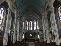 Arlanc, Innenraum der St. Pierre Kirche (19.09.2016)