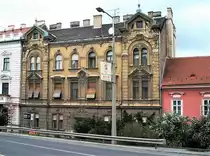 Gy�r, markantes Haus am R�t M�ty�s t�r 7 - 04.06.2006