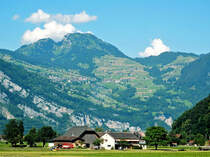 Mollis, Blick in Richtung Amden - 23.06.2016