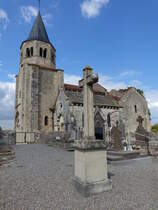 Cognat-Lyonne, St. Radegonde Kirche, erbaut im 12. Jahrhundert (20.09.2016)