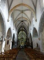 Felletin, Innenraum der St. Valerie Kirche (21.09.2016)