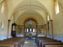 Baugy, Innenraum der St. Pons Kirche (22.09.2016)