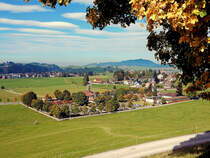 Einsiedeln, Friedhof, mit der St. Benediktskapelle - 02.10.2015