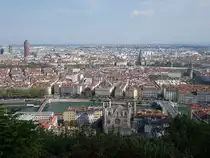 Lyon, Aussicht auf die Altstadt (23.09.2016)