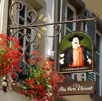 Straburg,  D'Heimliche Stub , bekanntes Lokal nahe dem Mnster, Juli 2016